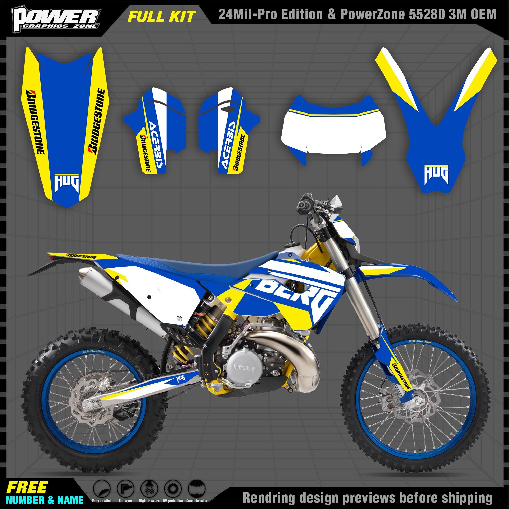 PowerZone Ŀ  ׷  Į, 3M ƼĿ ŰƮ, HUSABERG 2011-2012 FE390 450 570-TE250 300-FX450-FS570